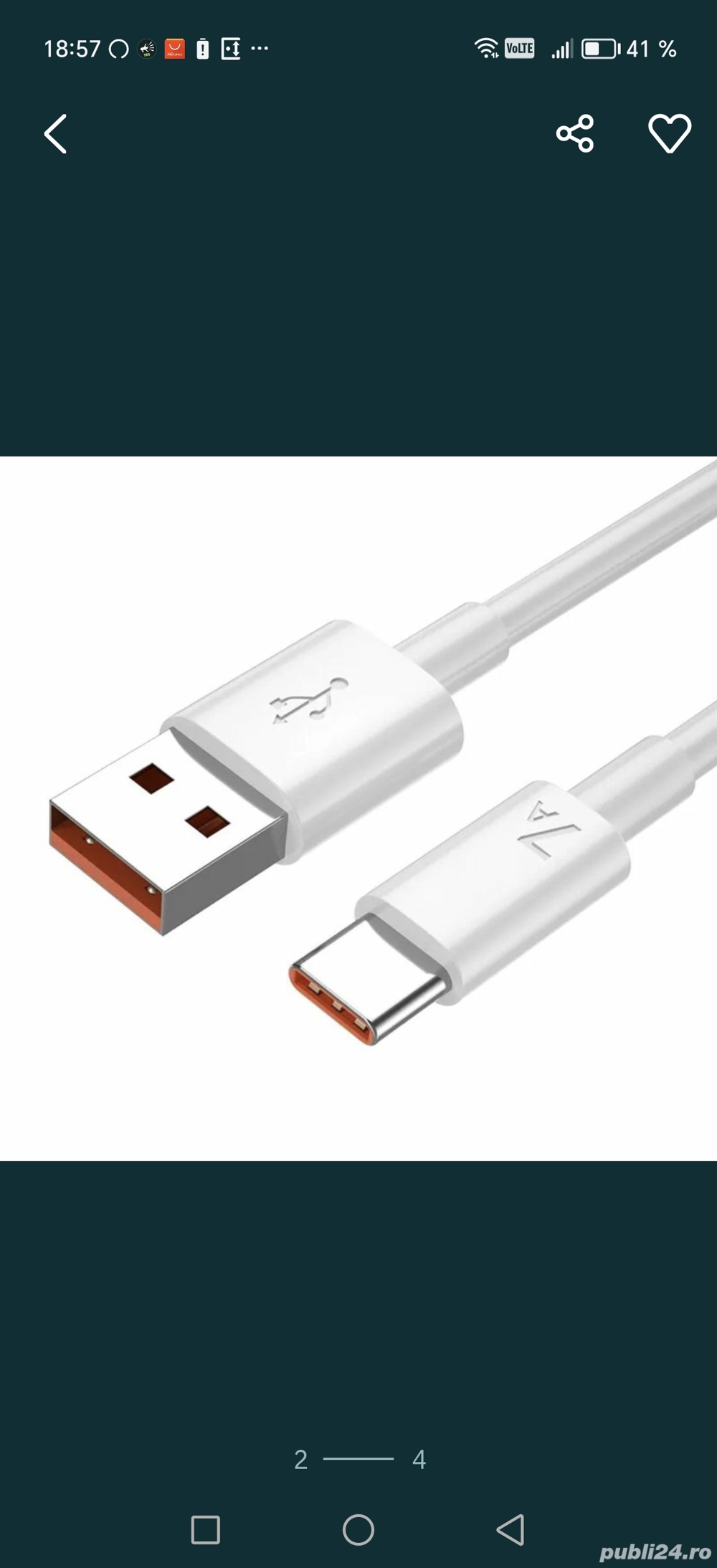 Cablu USB typ C 