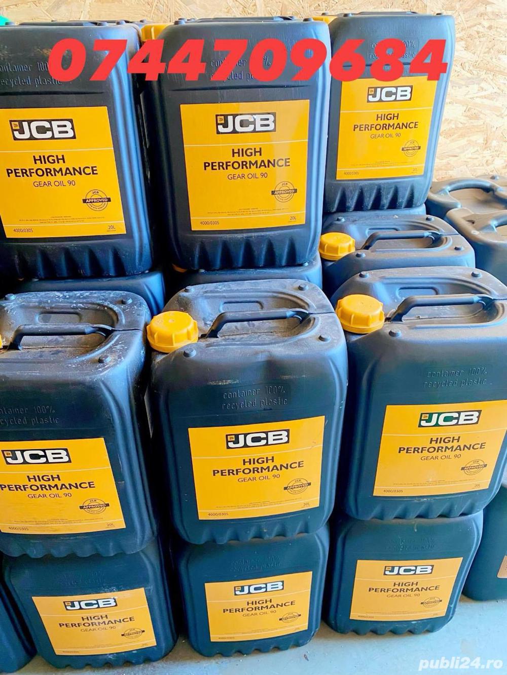 Uleiuri originale JCB si producator Cyclon pentru buldoexcavatoare JCB