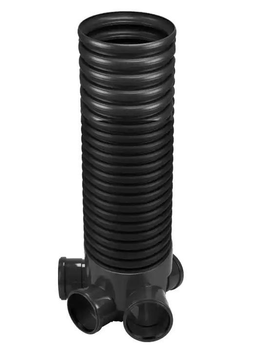 camin canalizare, PP, D 315 mm, 3 intrari + 1 iesire D 160 mm, H 1200 mm, teava gofrata ci capac