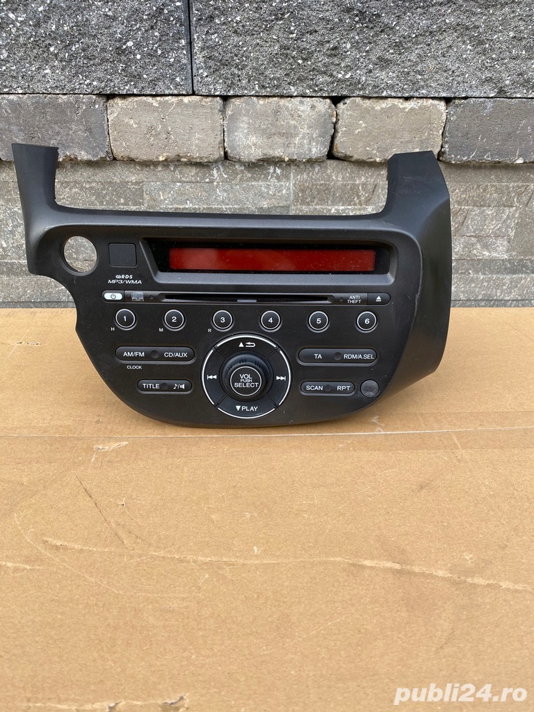 CD radio si carcasa HONDA Jazz   Fit 2010 - 2014 perfect functional