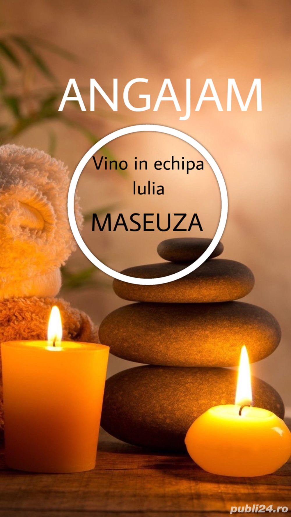 Salon de masaj, angajam!