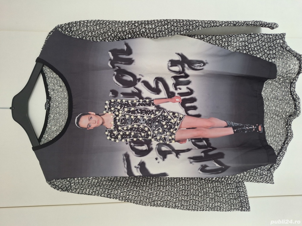 EXZOTICA Bluza cu Maneca Lunga (transparenta) - Dama (S M)