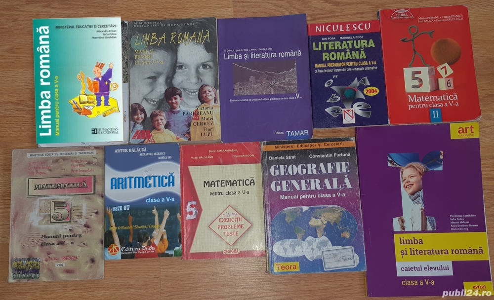 Manuale Culegeri clasa a V-a