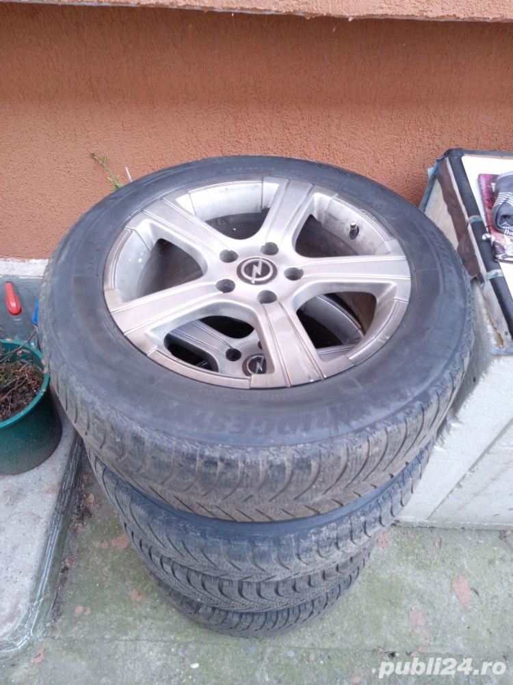 jenti  auto+cauciucuri de iarna Opel Astra h pe16