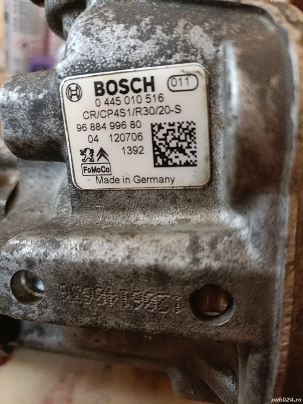 Pompa înaltă presiune Peugeot 308 , 1,6 HDI , 9688499680