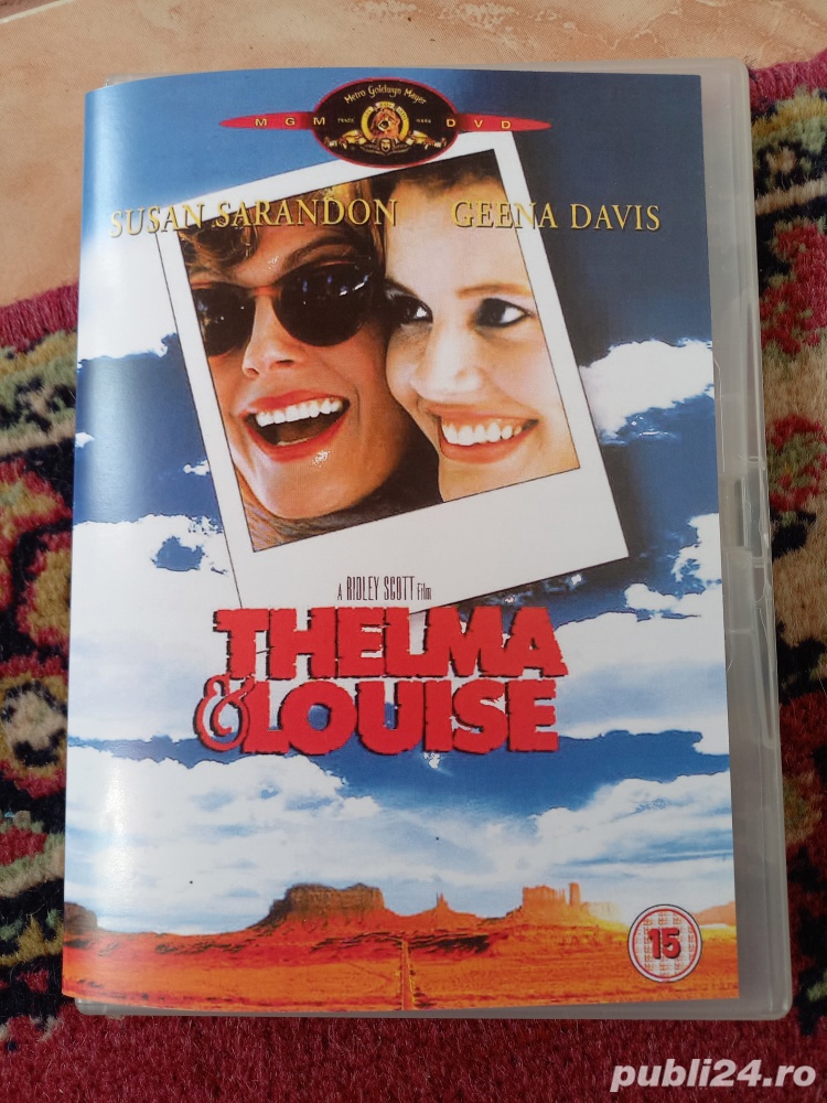 film UNICAT cu SUSAN SARANDON,GEENA DAVIS,DVD film THELMA si LOUISE,RIDLEY SCOTT regia 