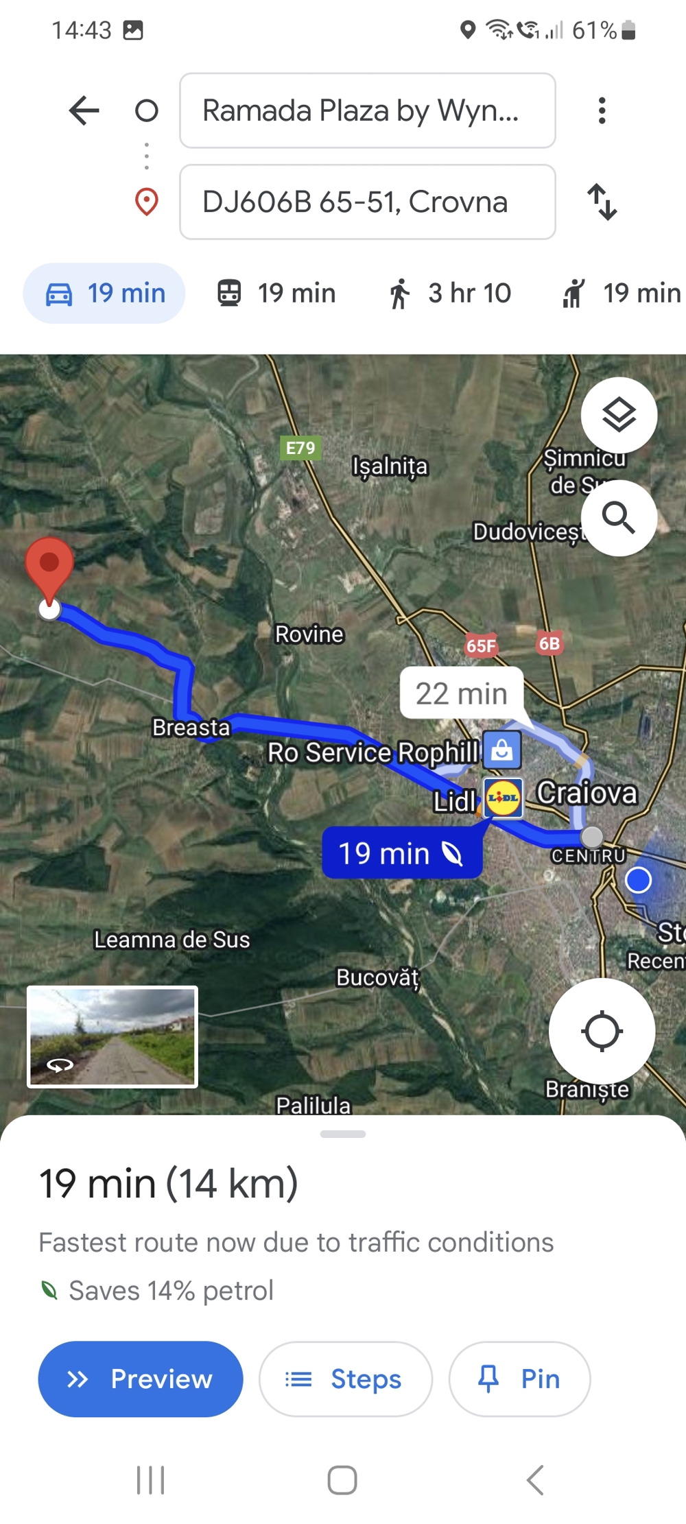 Teren si casa 14 km de Craiova, comuna Breasta sat Crovna