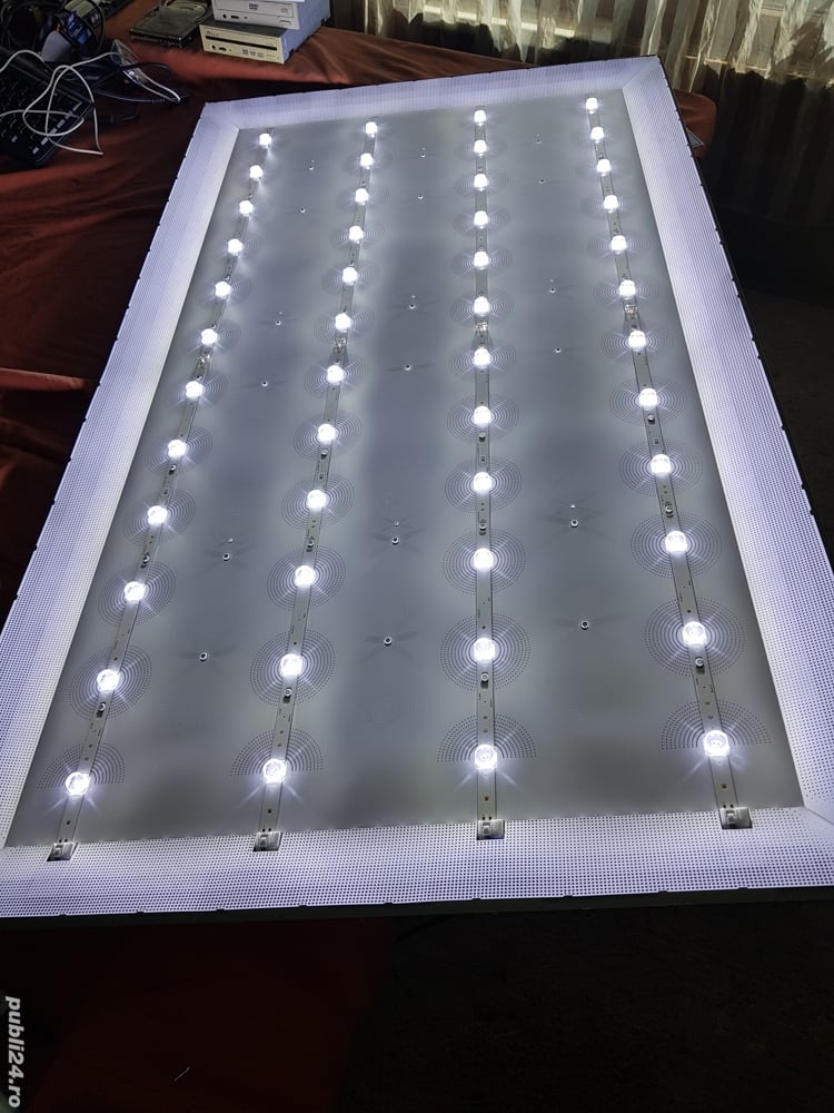 set 4 barete led lm41-00891a 909a de pe tv Samsung ue58tu7172