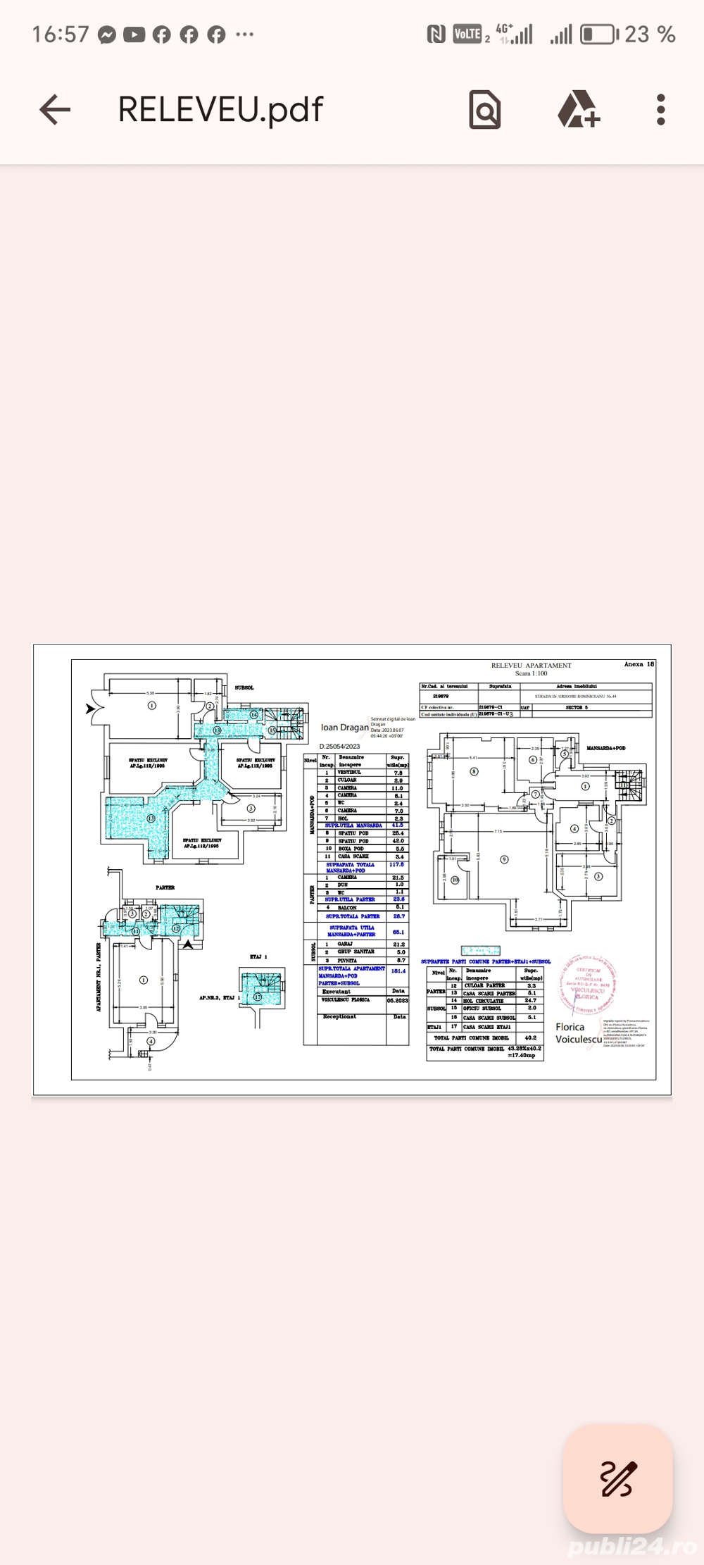 Apartamente in vilă de vânzare 