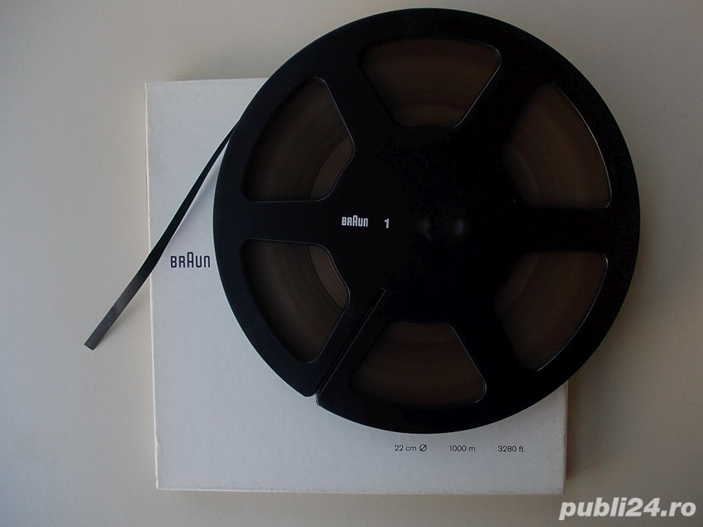 Banda magnetofon BRAUN TB1025 1000m rola 22cm