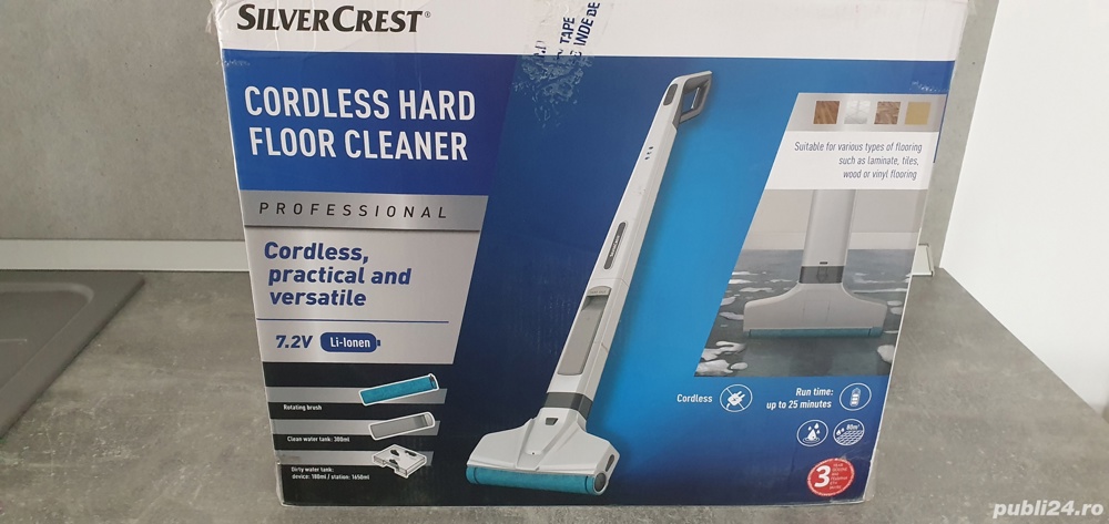 Aparat curatat pardoseli SilverCrest cu acumulator