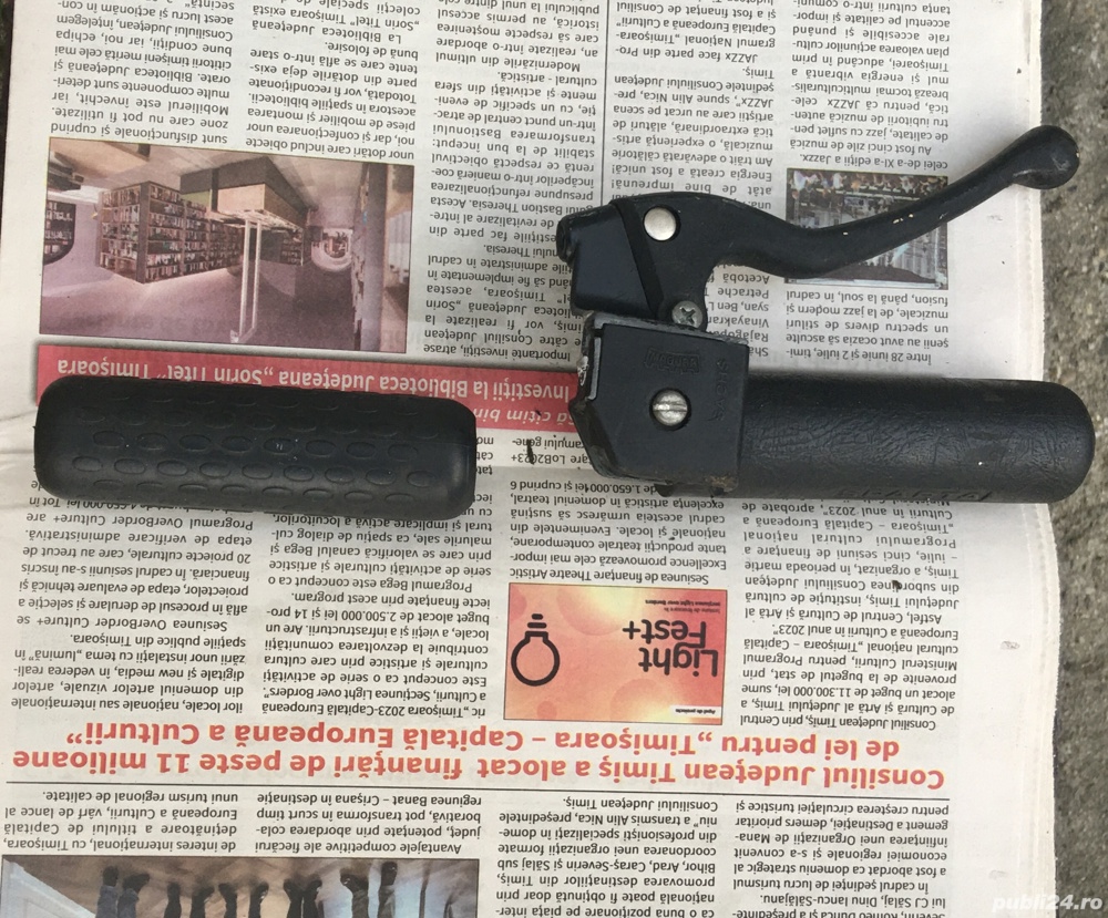 Manetă accelerație cu manetă frînă față