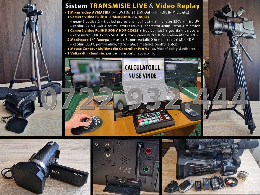 Sistem Transmisie LIVE & Video Replay