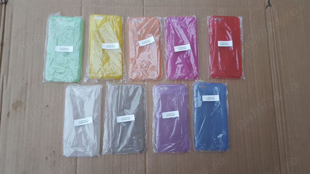 Set 9 huse   carcase protectie Apple iPhone 6 6s 7 8 (NOI)