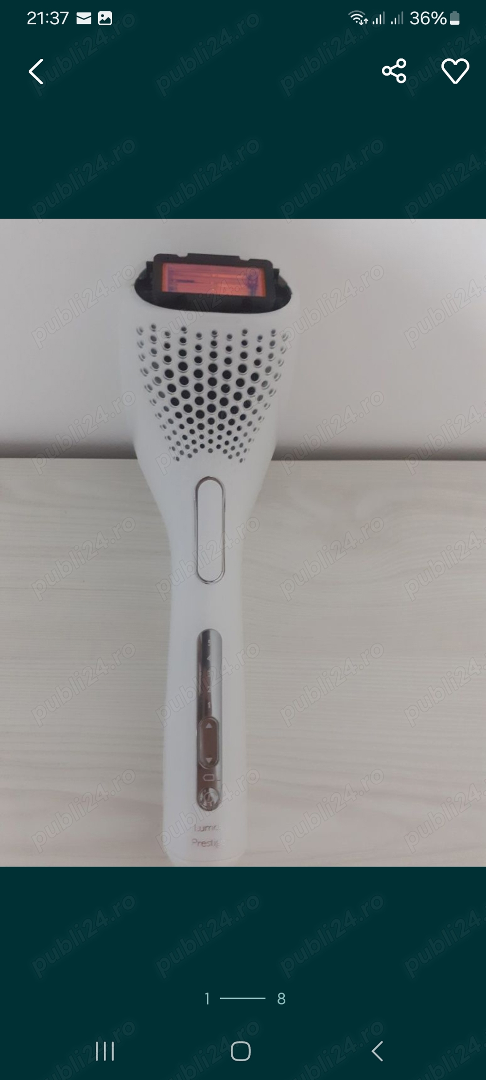 Epilator Philips Lumea IPL SC 11, Alb G