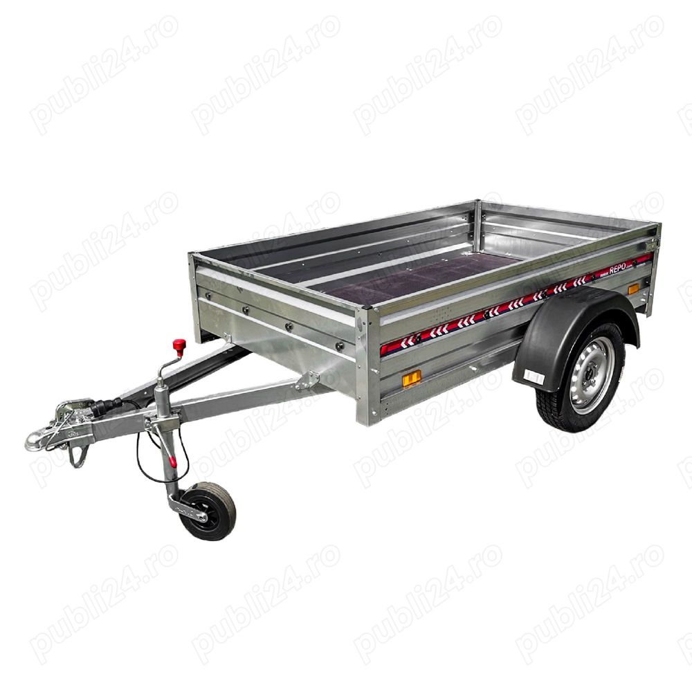 Remorca Auto REPO RRS 2100 x 1150 x 340 mm 750 kg, fabricata in Romania