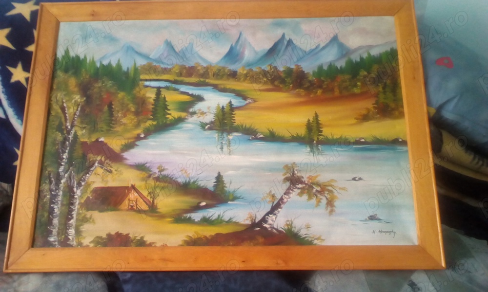 Tablou (piesaj de H.Hrenovschy achizitionat in 1986)