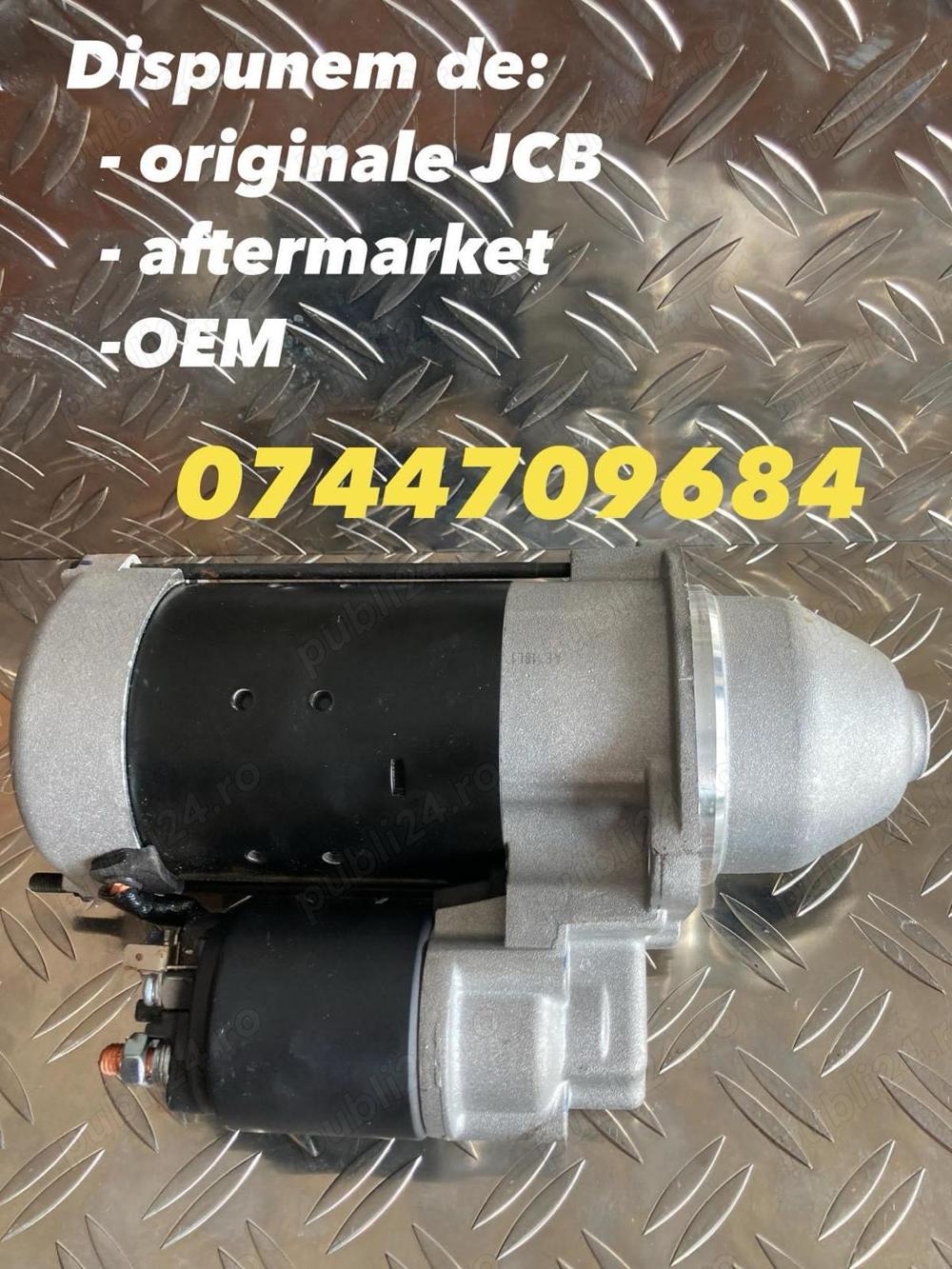 Electromotor cu sau fara reductor pentru 3cx si 4cx JCB