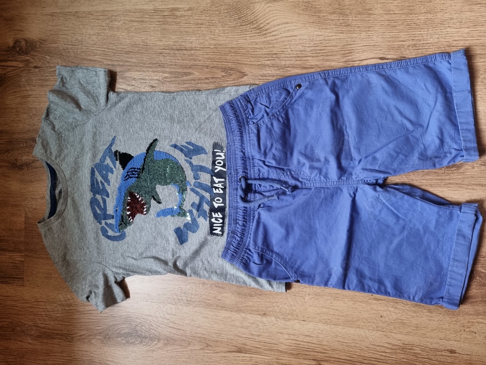 Set tricou si bermude pentru copii 9 ani  134 cm