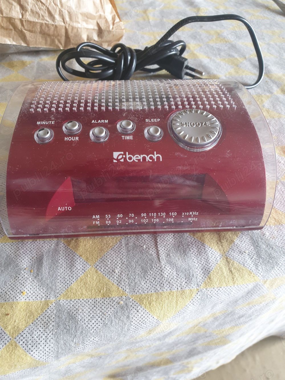 Radio cu ceas Alarmă 