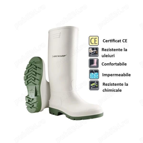 Cizme NOI cauciuc Pvc Dunlop