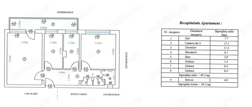 Vând apartament