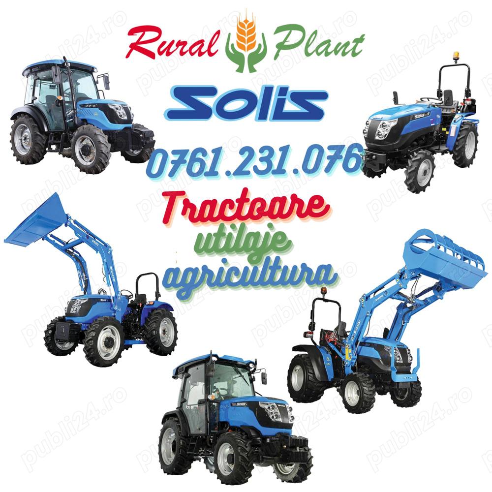 Tractoare Solis 4x4 cu garantie si posibilitate de rate
