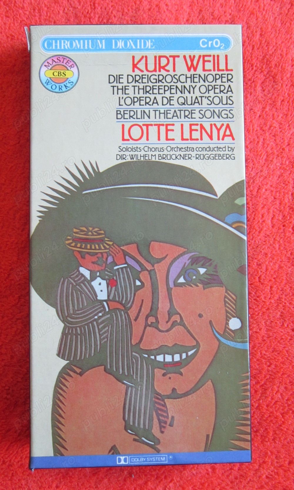 rar Opera de trei parale Kurt Weill, Lotte Lenya casete audio noi
