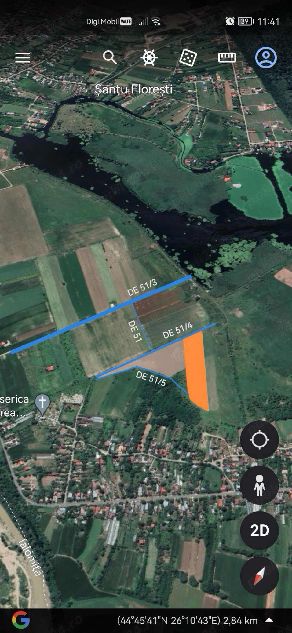 Snagov-Siliștea 14700mp la 100m de lac. PREȚ FIX.