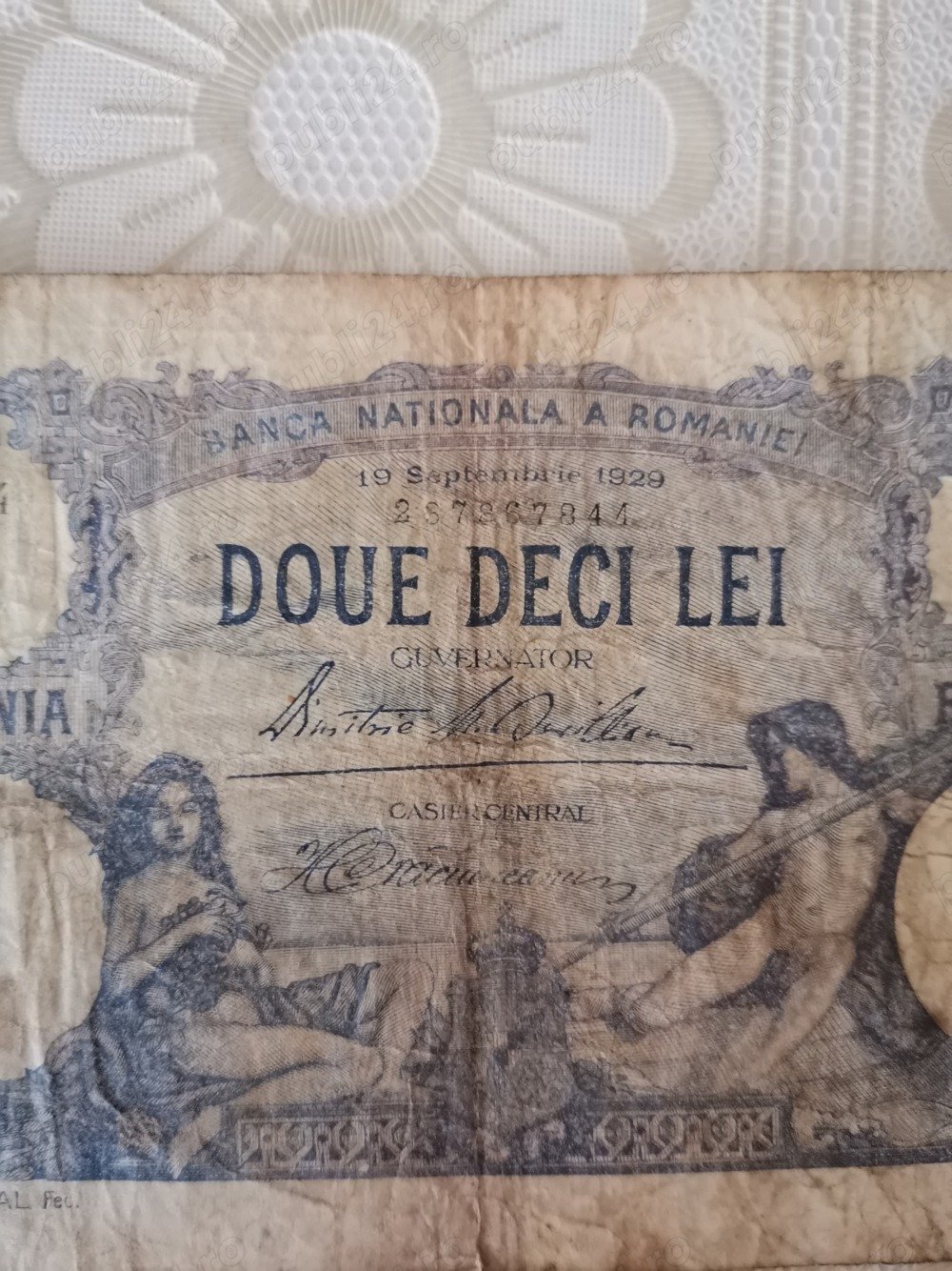 Lot de bancnote romanesti si straine