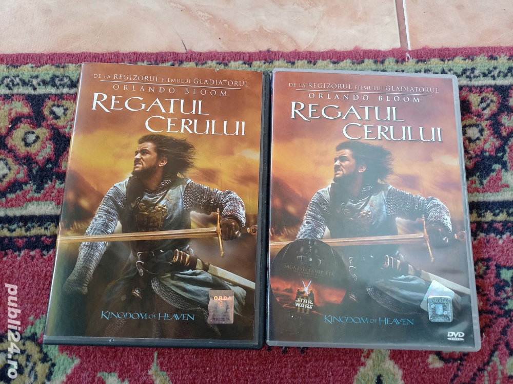 REGATUL CERULUI dvd ORLANDO BLOOM,LIAM NEESON,cu ROMANA,RARITATE,2 SIGILATE