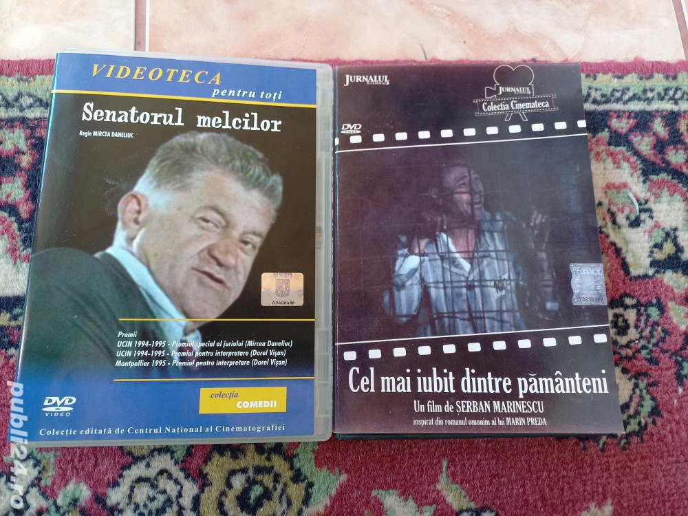 SENATORUL MELCILOR și CEL MAI IUBIT DINTRE PĂMÂNTENI,filme dvd rare colecție 