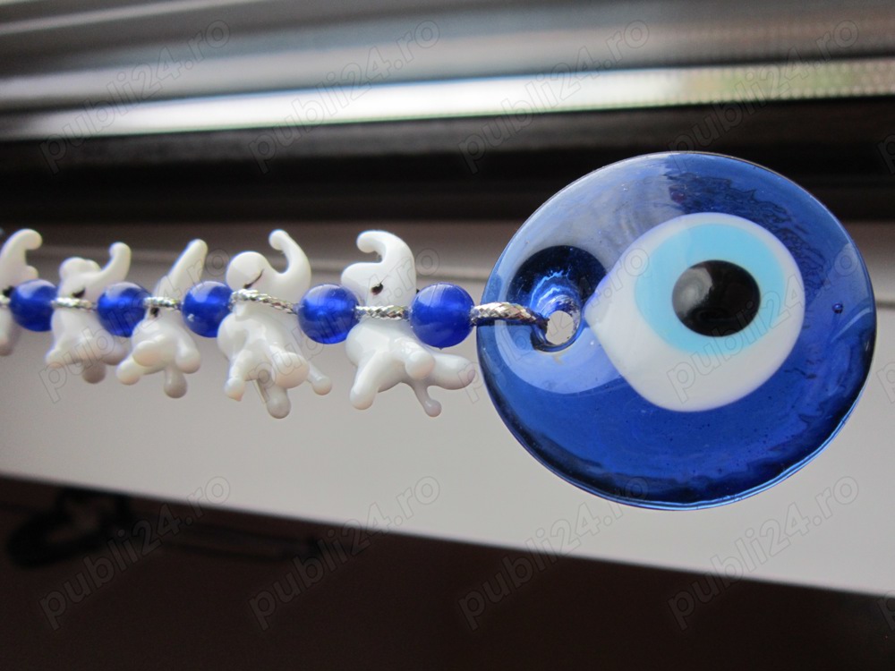 cadou feng shui Ganesha Evil Eye 7 Elefanti colectie India 1990