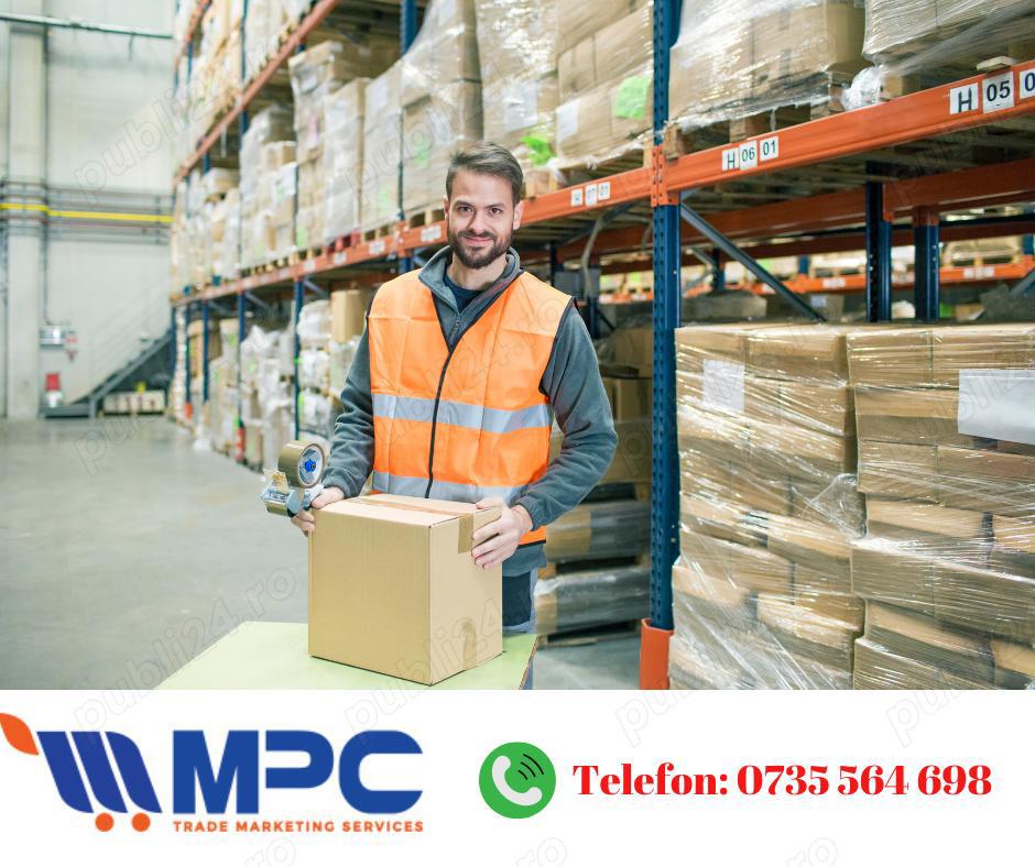 Angajam personal pentru ambalare si etichetare intr-un depozit de bauturi