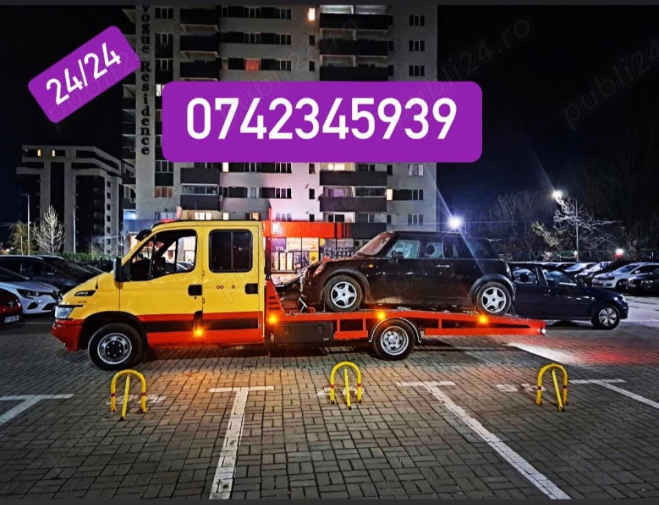 Platforma Tractări Auto Non-Stop Mehedinți 