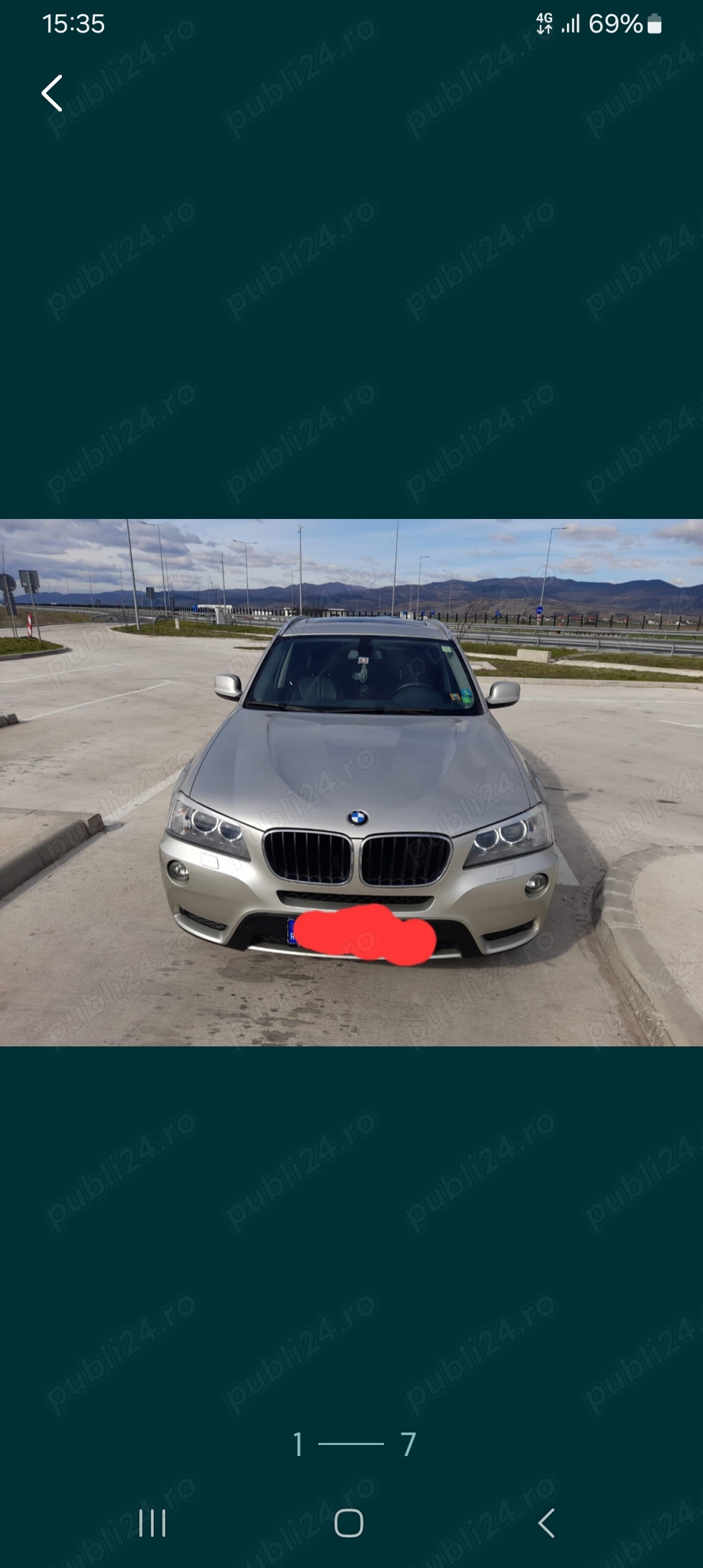 Bmw X3 4x4   Xdrive 2011sept