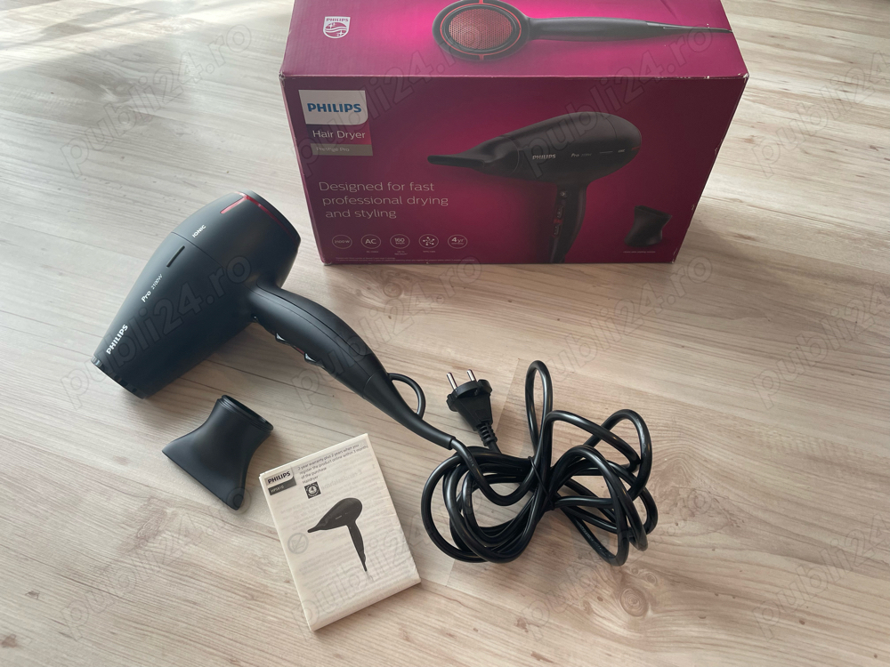 Uscator de par Philips Prestige Pro, 2100W