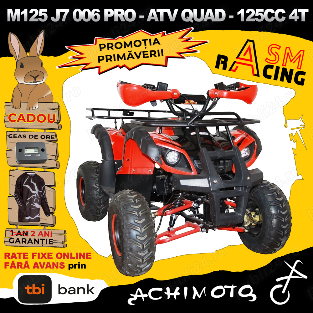 ATV Copii - ASM Racing 006 Hummer J7 - 125CC 4T - 1.000  