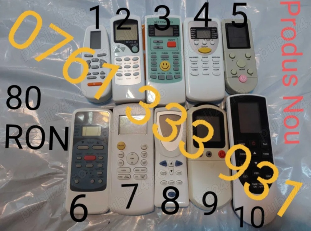 Telecomanda aer conditionat Gree vortex Beko Neo platinium zephir starlight 