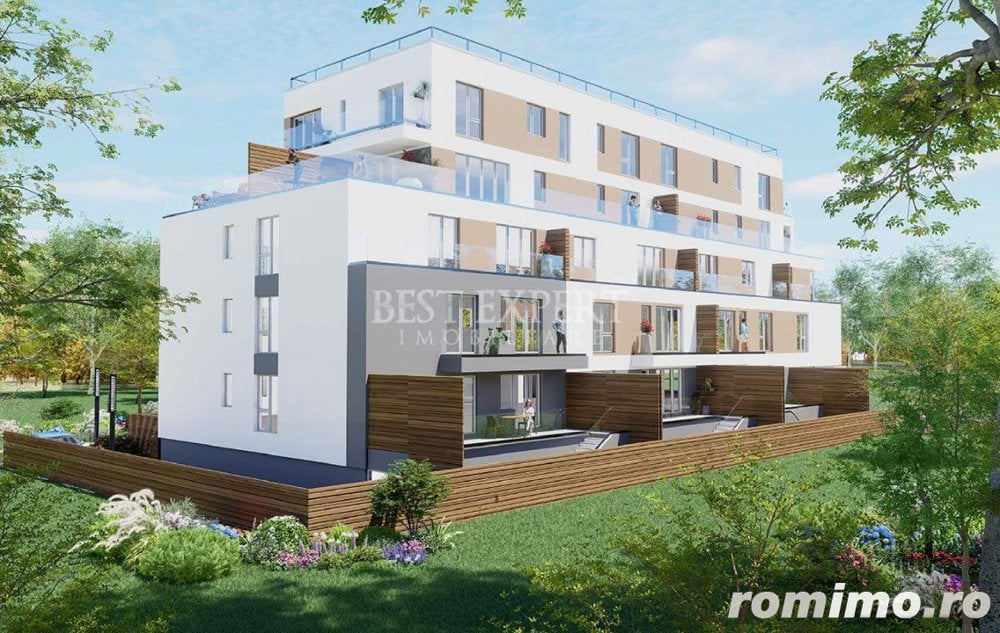 Ideal Familie Apartament de 3 Camere cu gradina