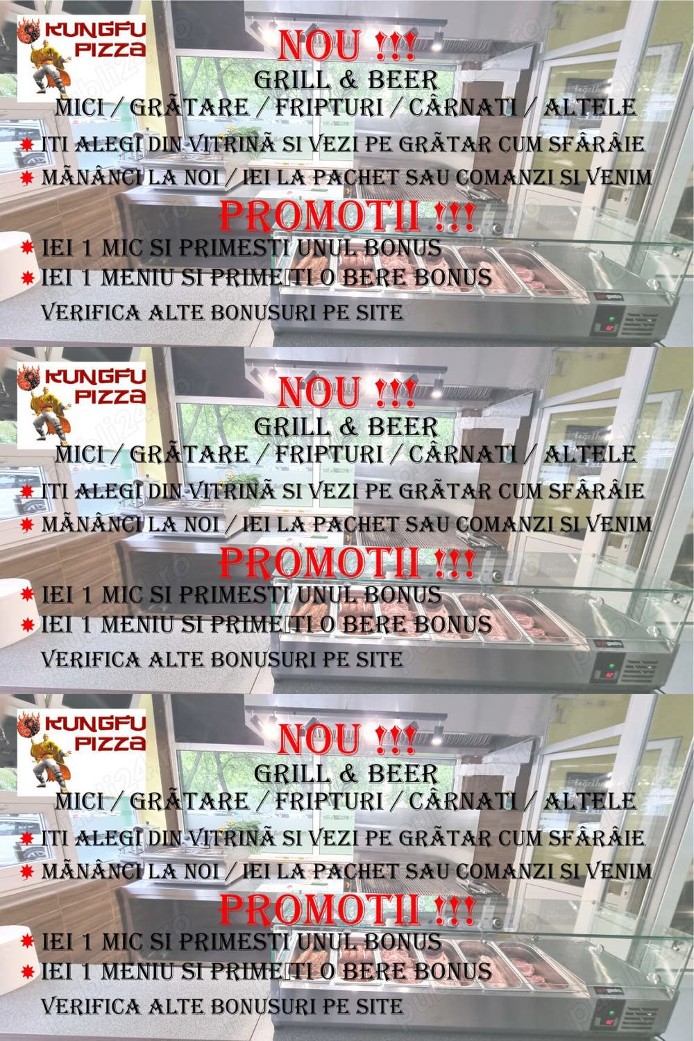 Kungfu Pizza mărește echipa cu următoarele posturi: