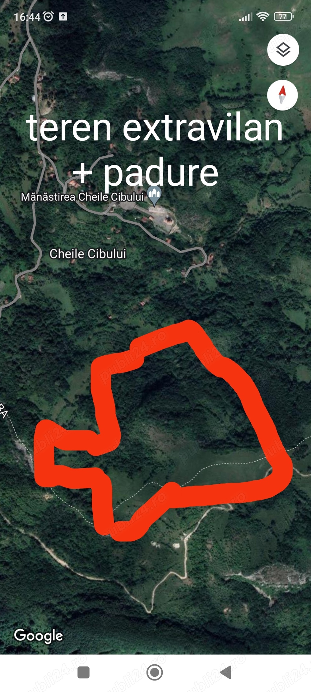 teren extravilan+pădure 