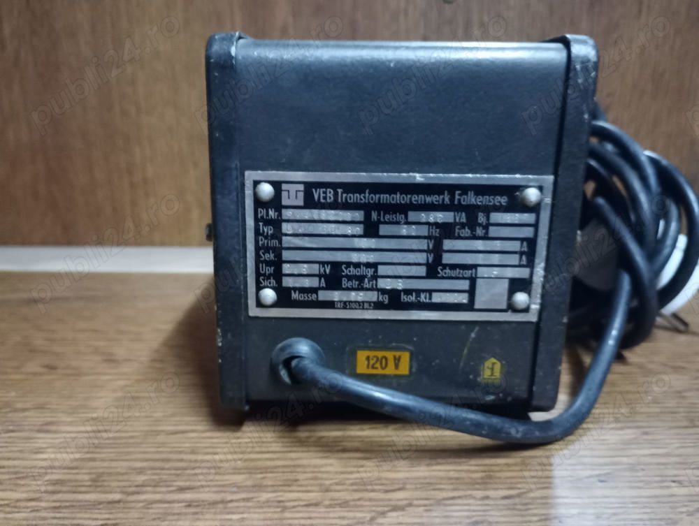 Redresor baterie comunist romanesc masina motoreta 6V-12V-24V Tehnoton AEM pirogravura 220 120