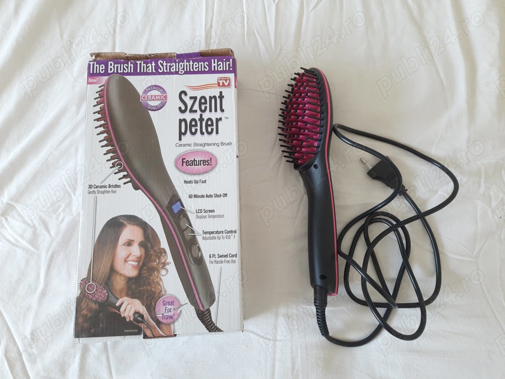 Perie  ceramică pentru îndreptat părul 