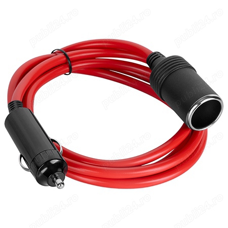Prelungitor bricheta auto 12-24 cablu gros, lungime 1.5m