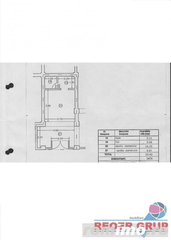 Inchiriez spatiu comercial 30 mp Vest pta Aurora