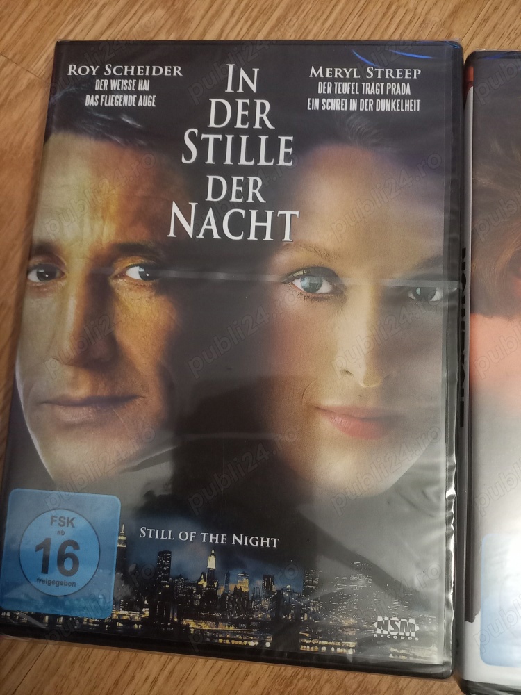 MERYL STREEP,DVD SIGILAT,RARITATE,TENEBRELE NOPTII, alaturi de ROY SCHEIDER,1982 super thriller,