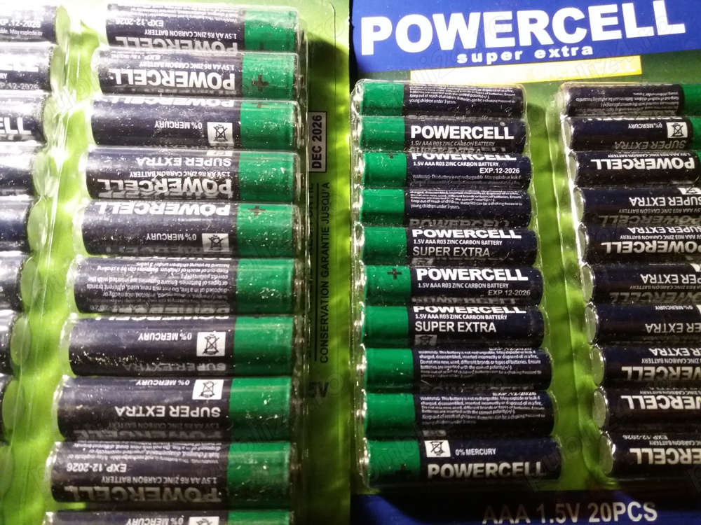 Baterii AA R6, AAA R3 Powercell Pret 1 leu Livrare gratis in Bucuresti la Bucur Obor. Livrare prin c