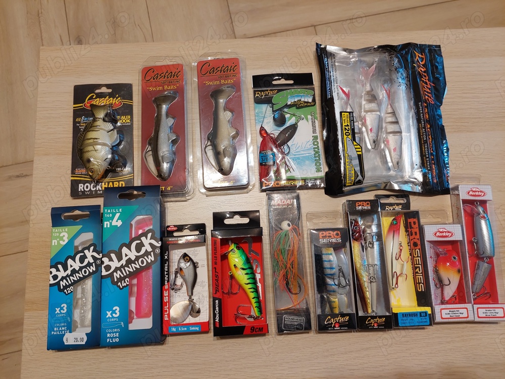 Voblere și cutii pescuit Berkley, Flambeau, Rapture, Castaic, Fiiish