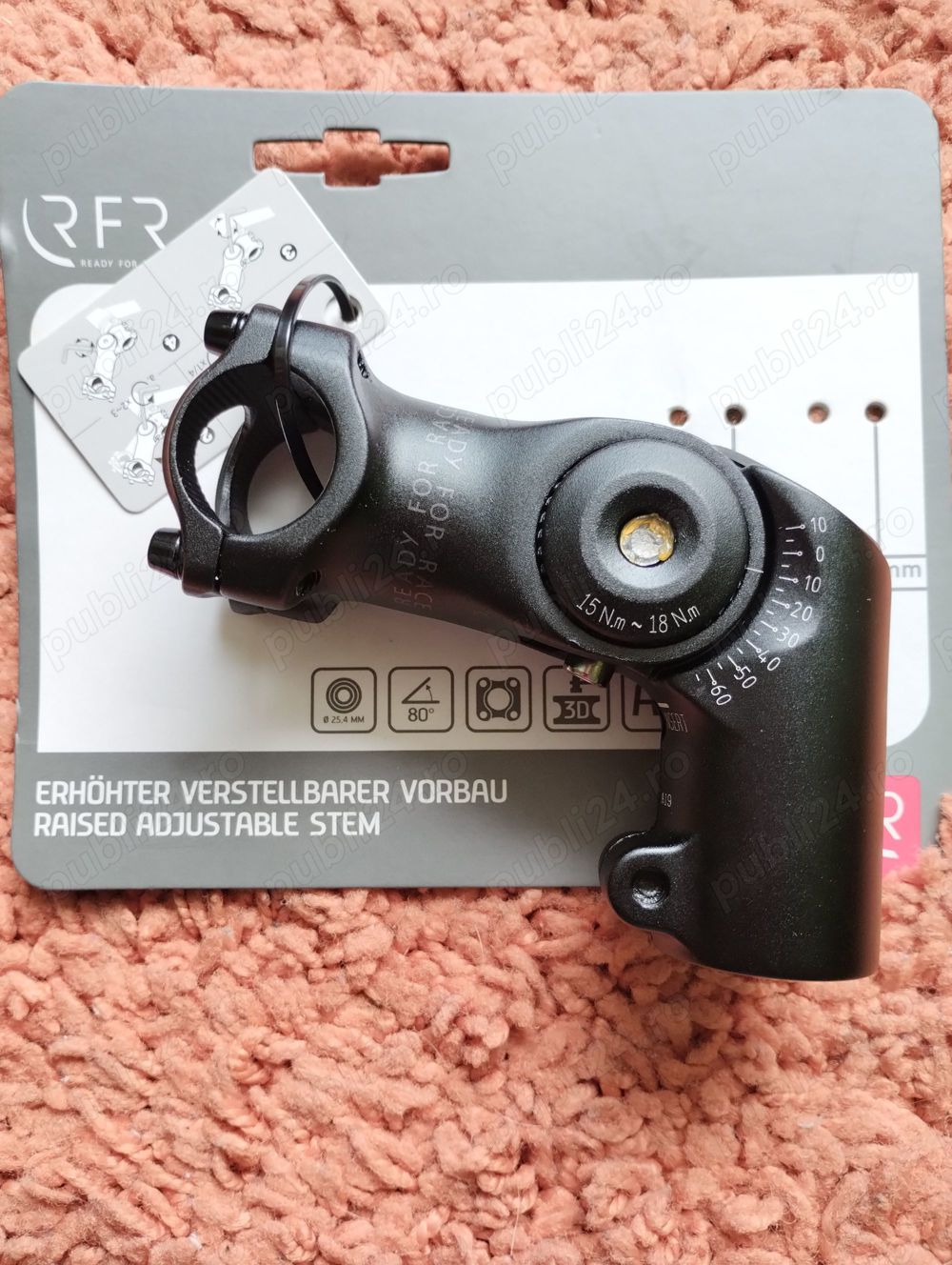 Pipa rfr reglabil 25.4  .80 mm lungime preț fix.fix.fix.fix